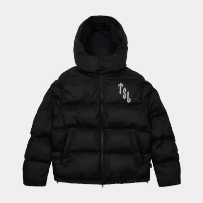  Shooters Hooded Puffer Jacket – Black Reflective-OSI