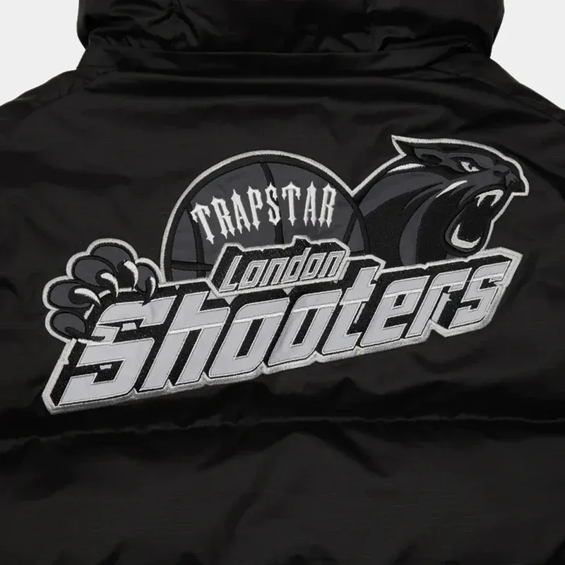  Shooters Hooded Puffer Jacket – Black Reflective-OSI