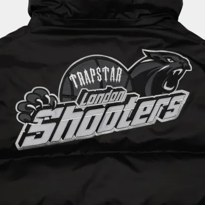  Shooters Hooded Puffer Jacket – Black Reflective-OSI