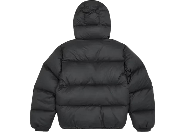 Corteiz Puffer Jacket Black Yellow
