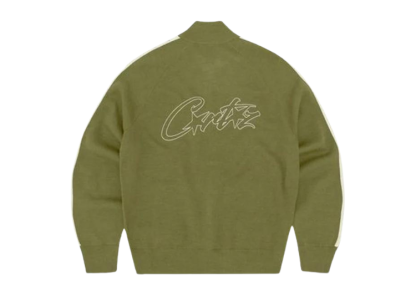  Knit Zip Up Fleece Green-OSI