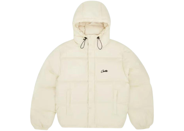 Corteiz Puffer Jacket White