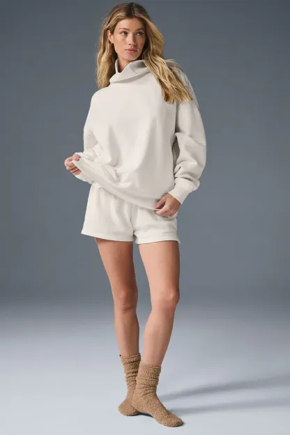 Hazy sweater with stand-up collar-OSI
