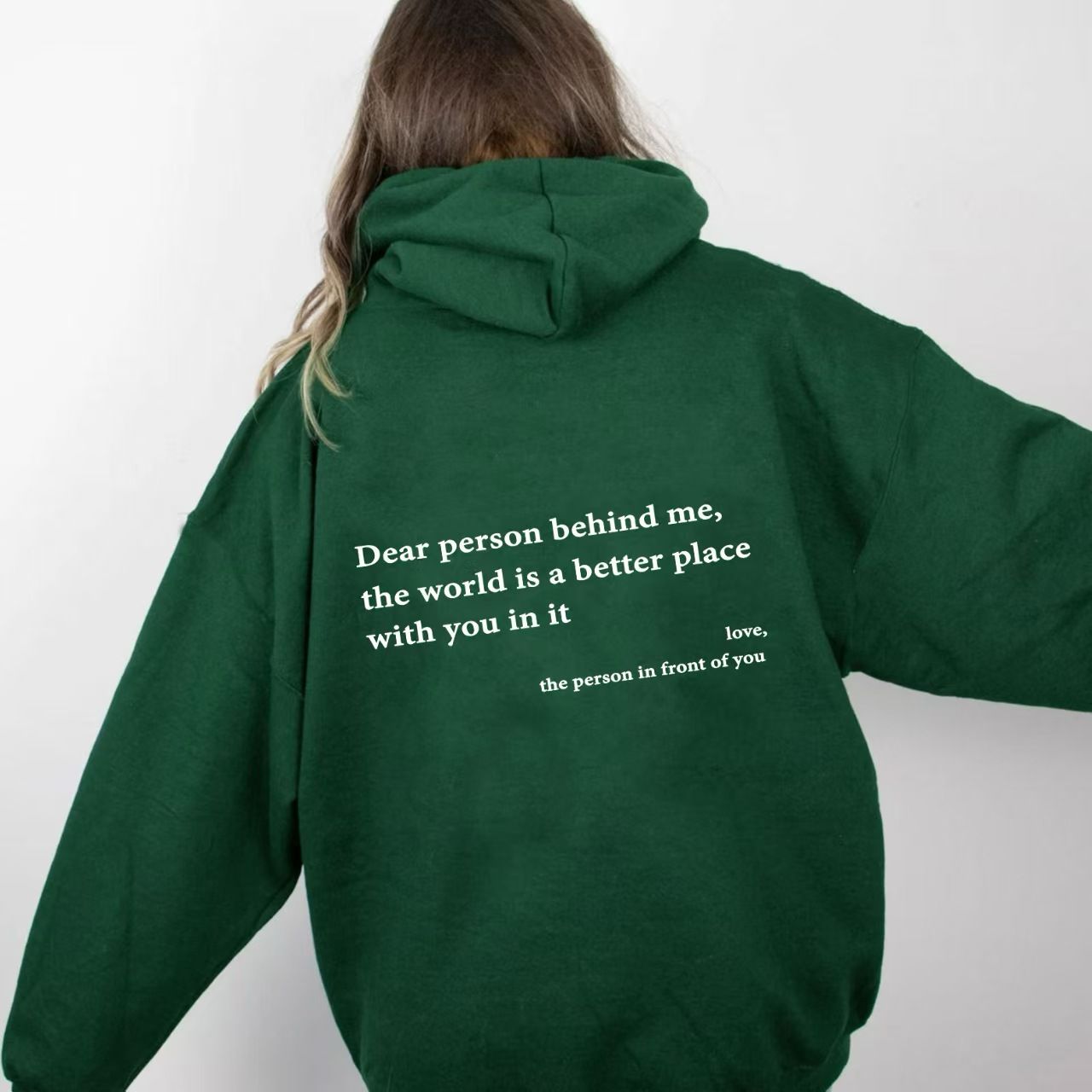 Dear Person Behind Me (You are enough) Hoodie-OSI