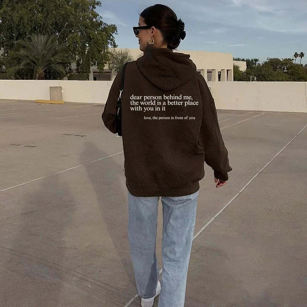 Dear Person Behind Me (You are enough) Hoodie-OSI