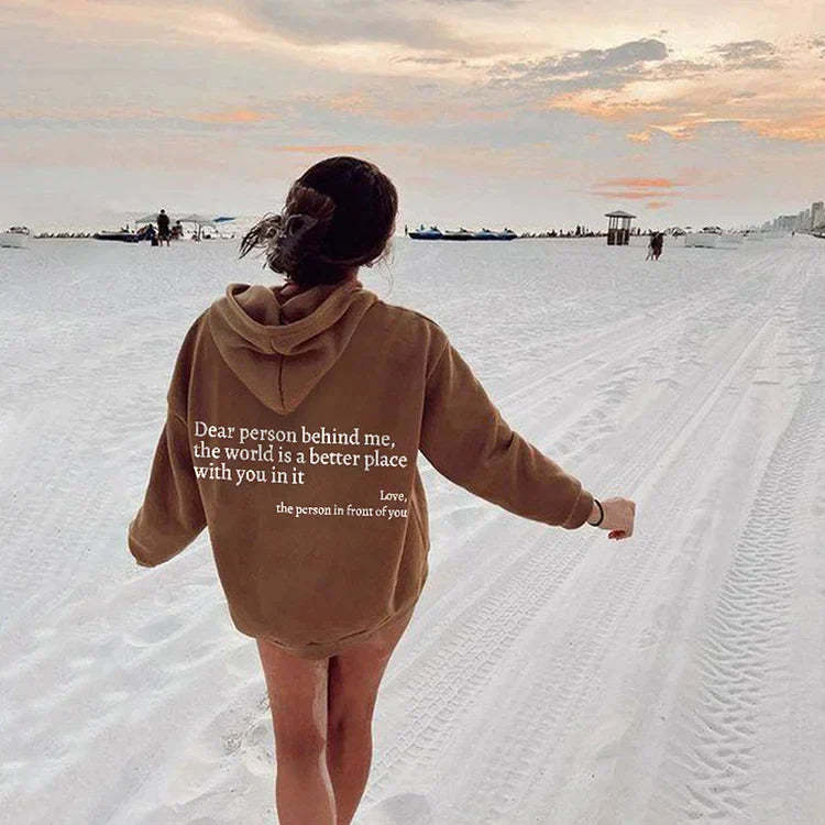 Dear Person Behind Me (You are enough) Hoodie-OSI