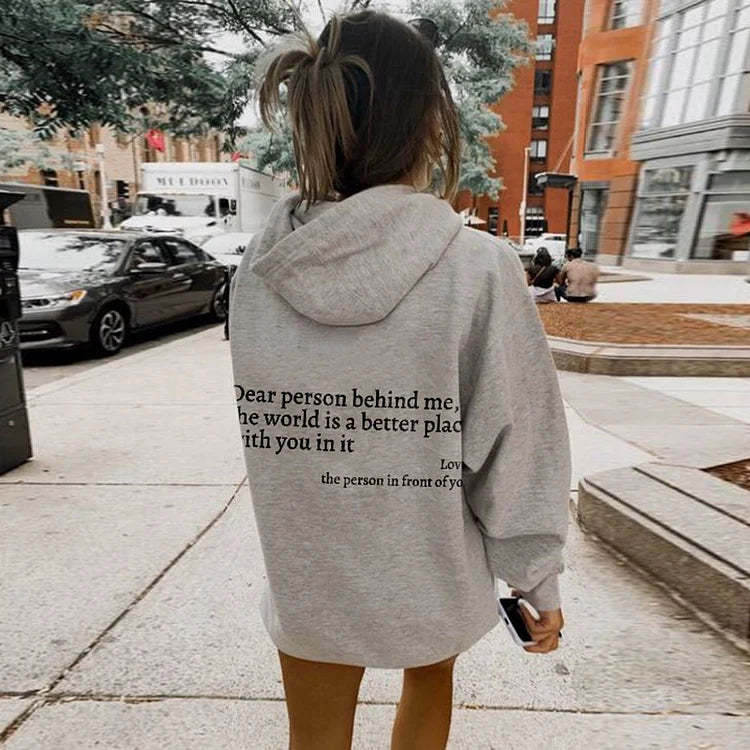 Dear Person Behind Me (You are enough) Hoodie-OSI
