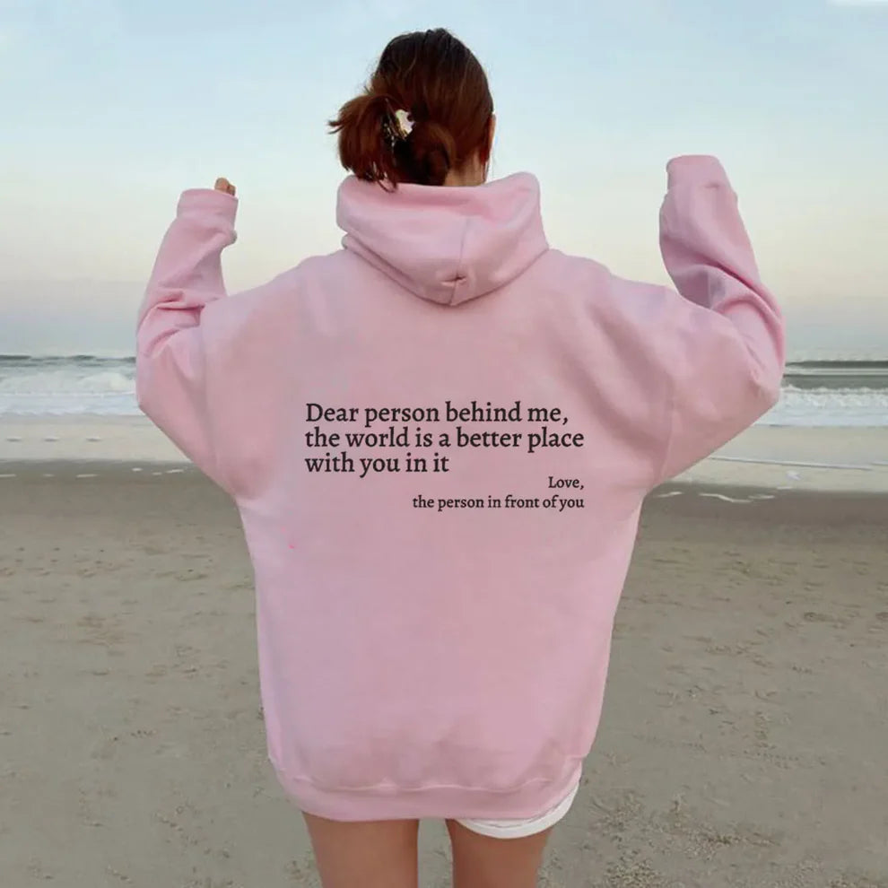 Dear Person Behind Me (You are enough) Hoodie-OSI