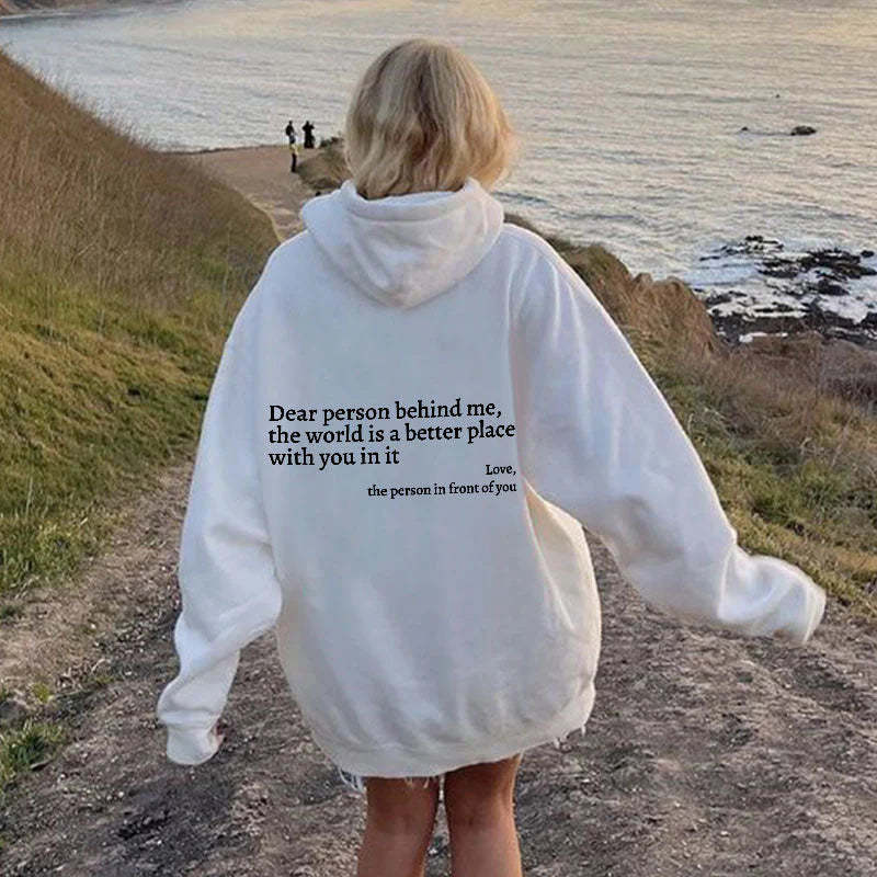 Dear Person Behind Me (You are enough) Hoodie-OSI