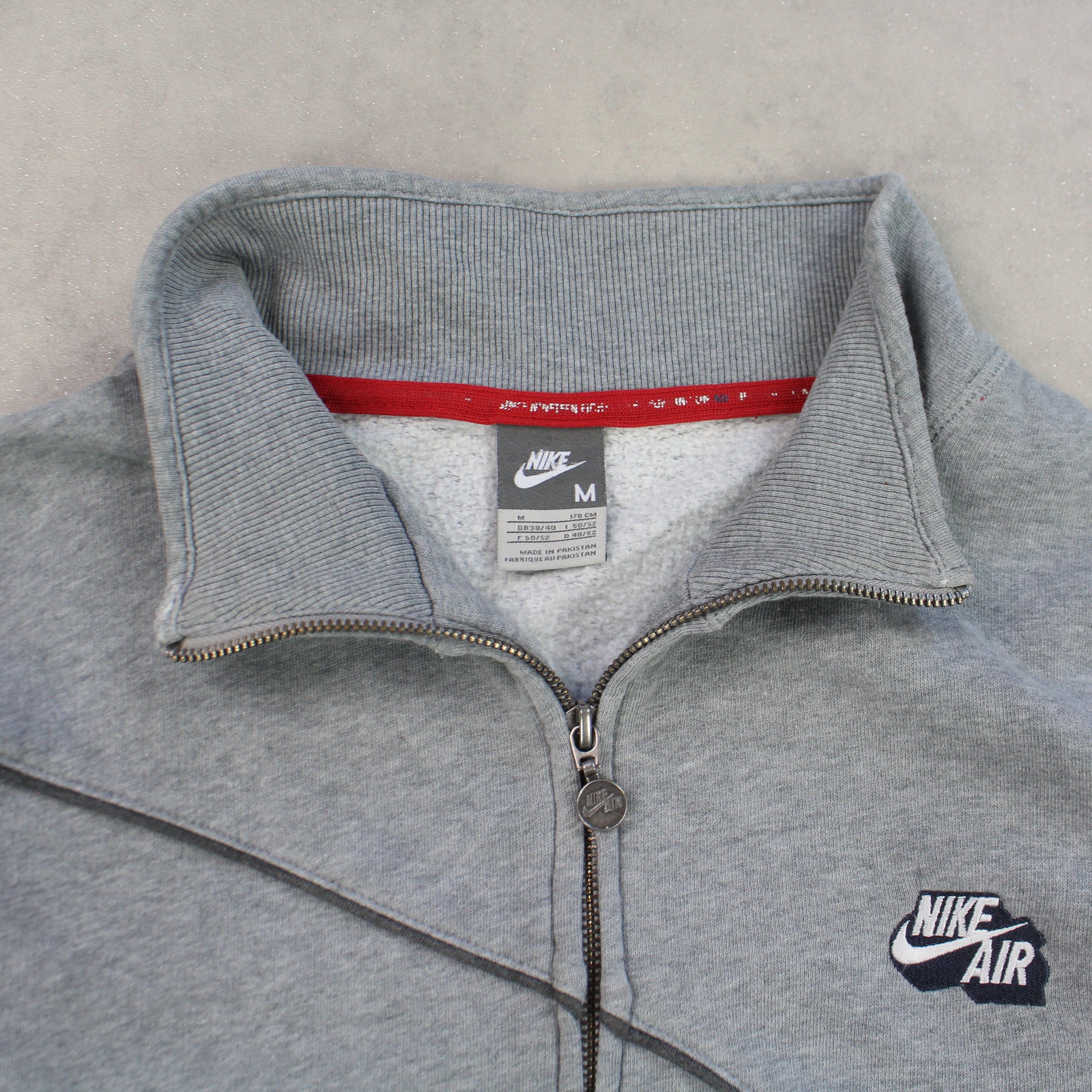 RARE 2000s  Zip Up Grey-OSI