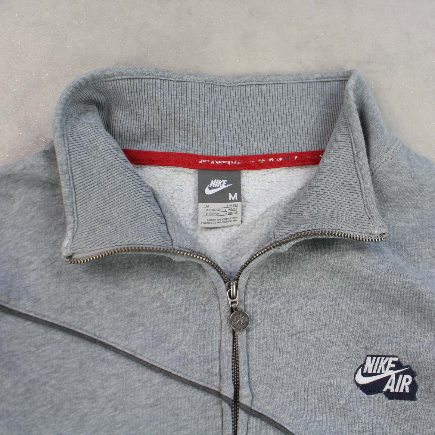 RARE 2000s  Zip Up Grey-OSI