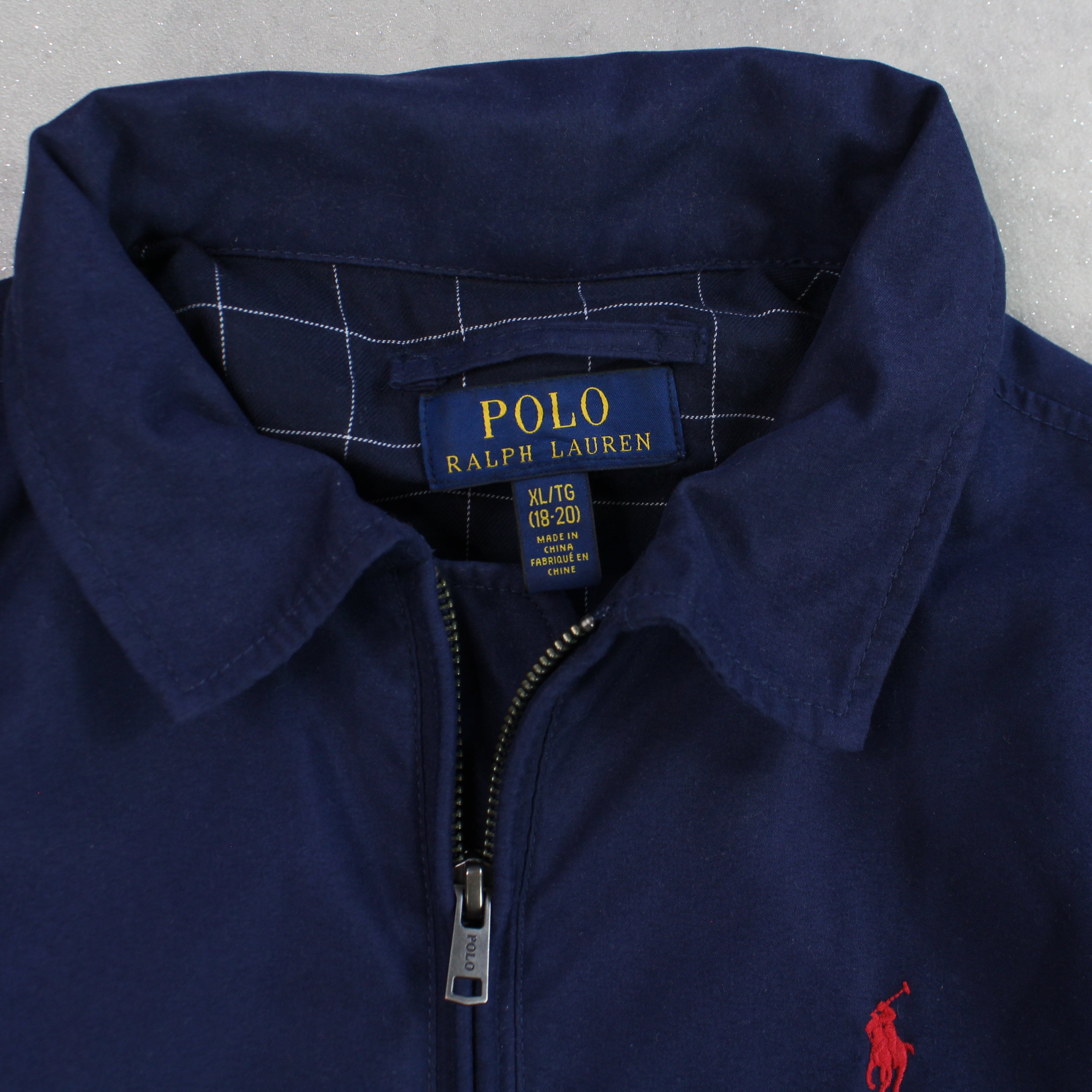 RARE 90s  Harrington Jacket Navy-OSI
