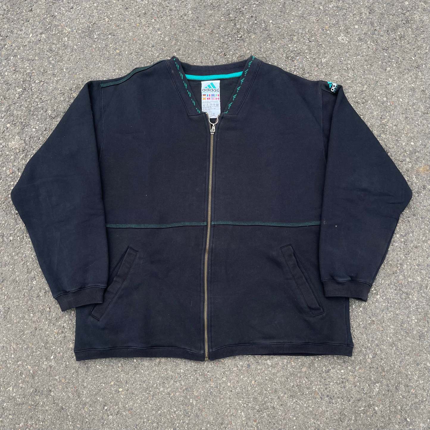 RARE 90s Equipmet Sweatshirt Black-OSI
