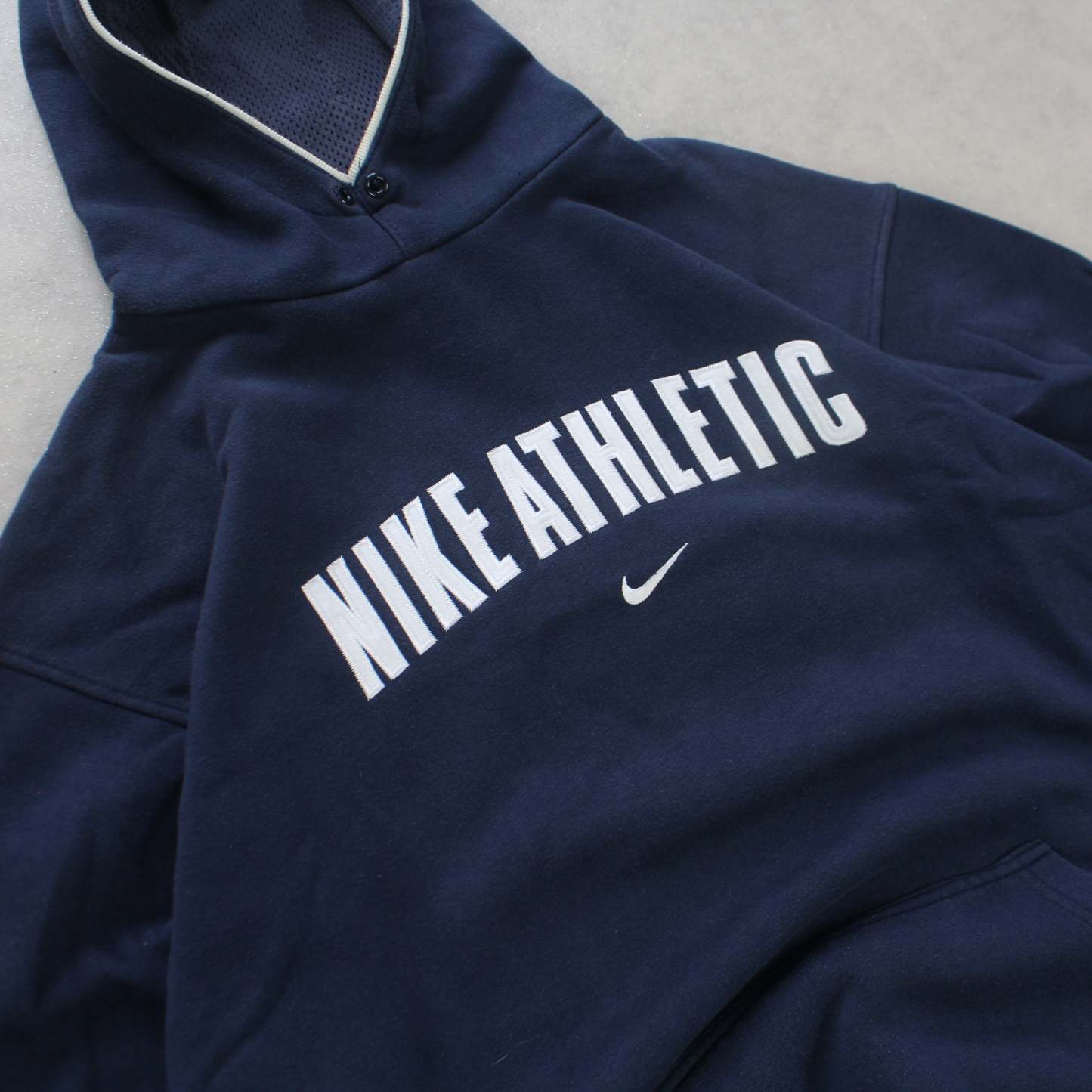 RARE 2000s  Hoodie Navy-OSI