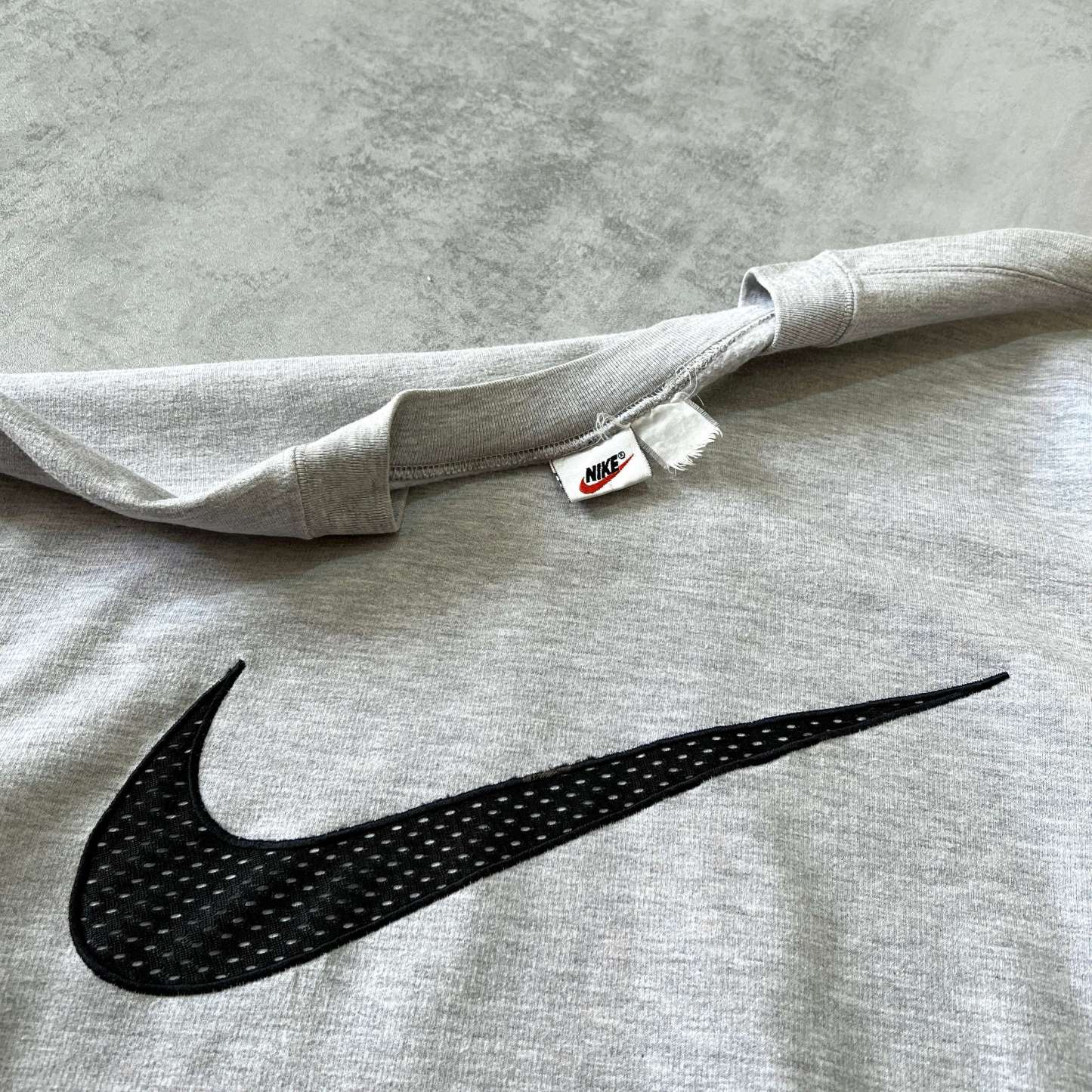 1990s embroidered crewneck sweatshirt-OSI