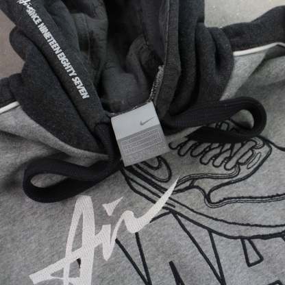 SUPER RARE 2000s  Hoodie Grey-OSI