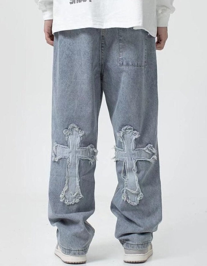 Cross Baggy Jeans-OSI