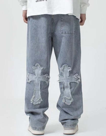 Cross Baggy Jeans-OSI