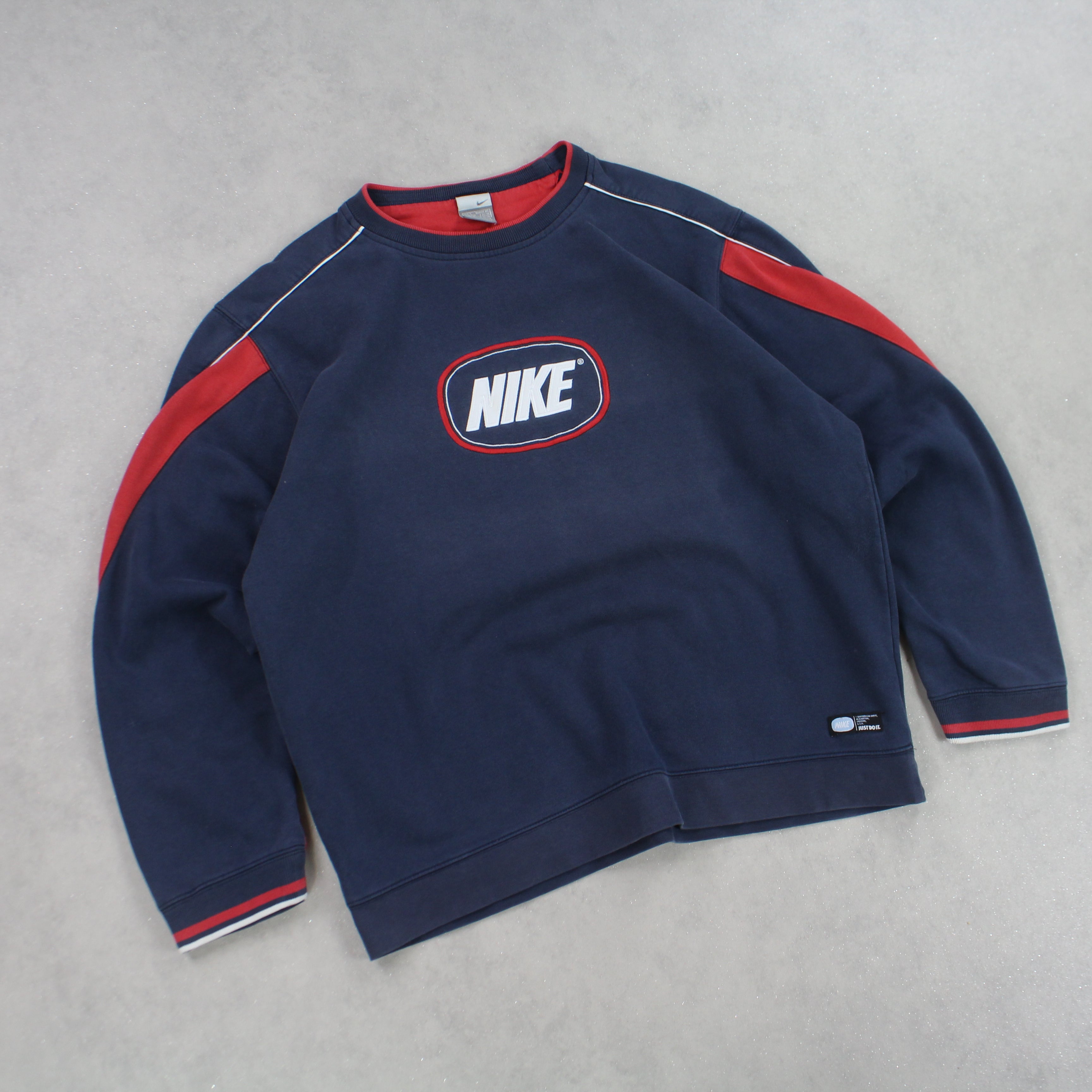 RARE 2000s  Sweatshirt Navy-OSI