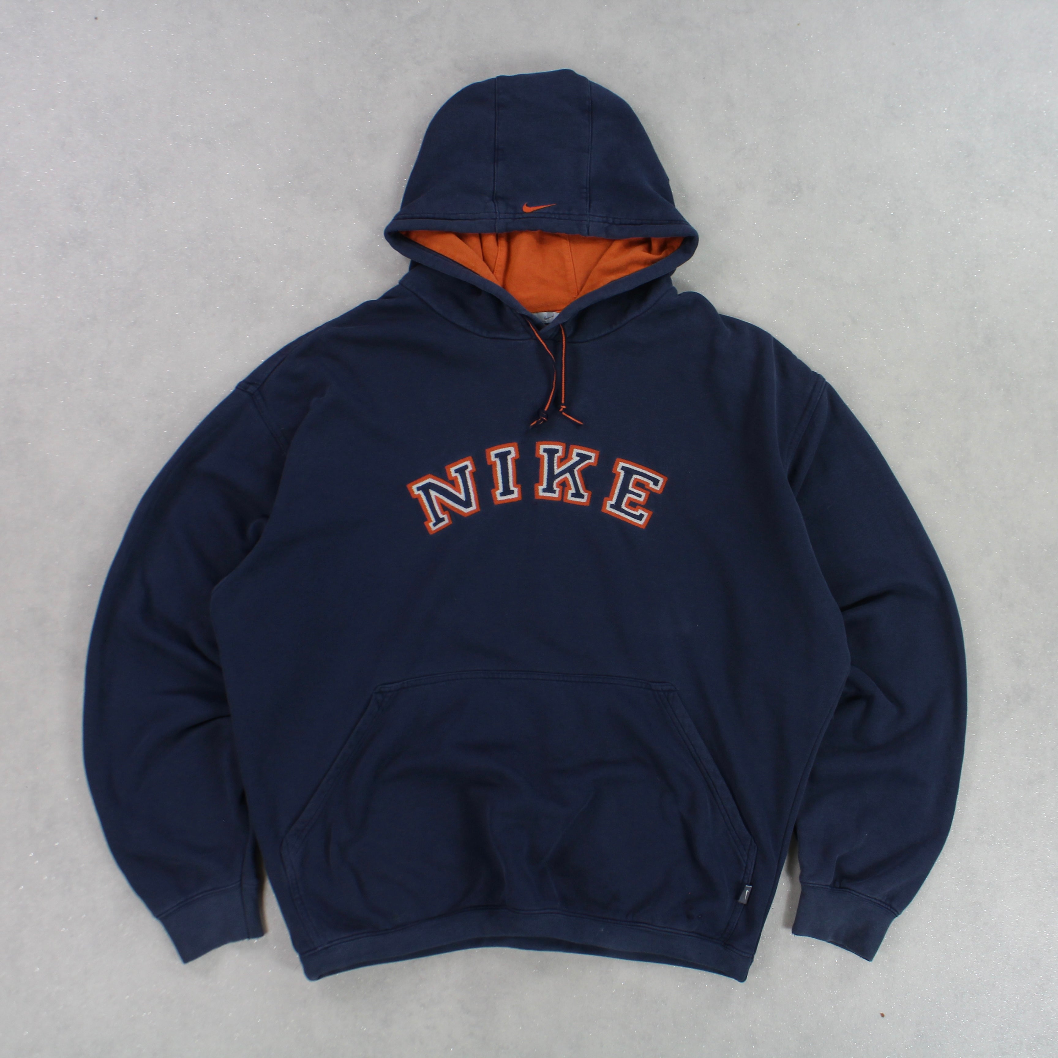 SUPER RARE 2000s  Hoodie Navy-OSI