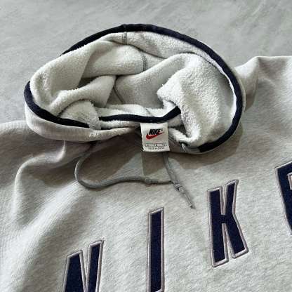RARE 1990s heavyweight embroidered hoodie-OSI