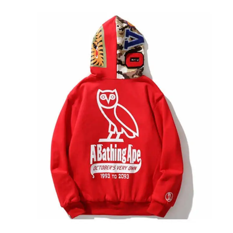 A Bathing Ape Red Camo  Hoodie-OSI