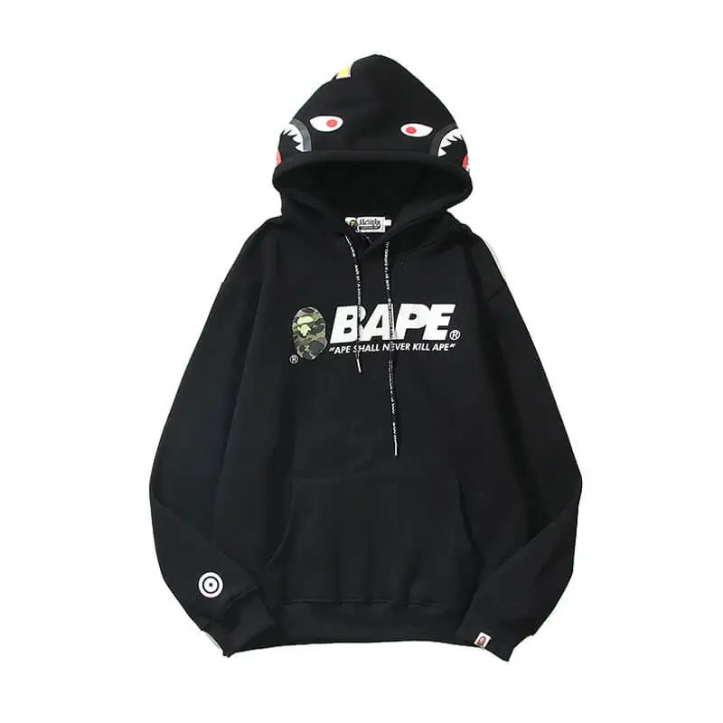  Shark SHALL APE Full Zip Up HOODIE-OSI