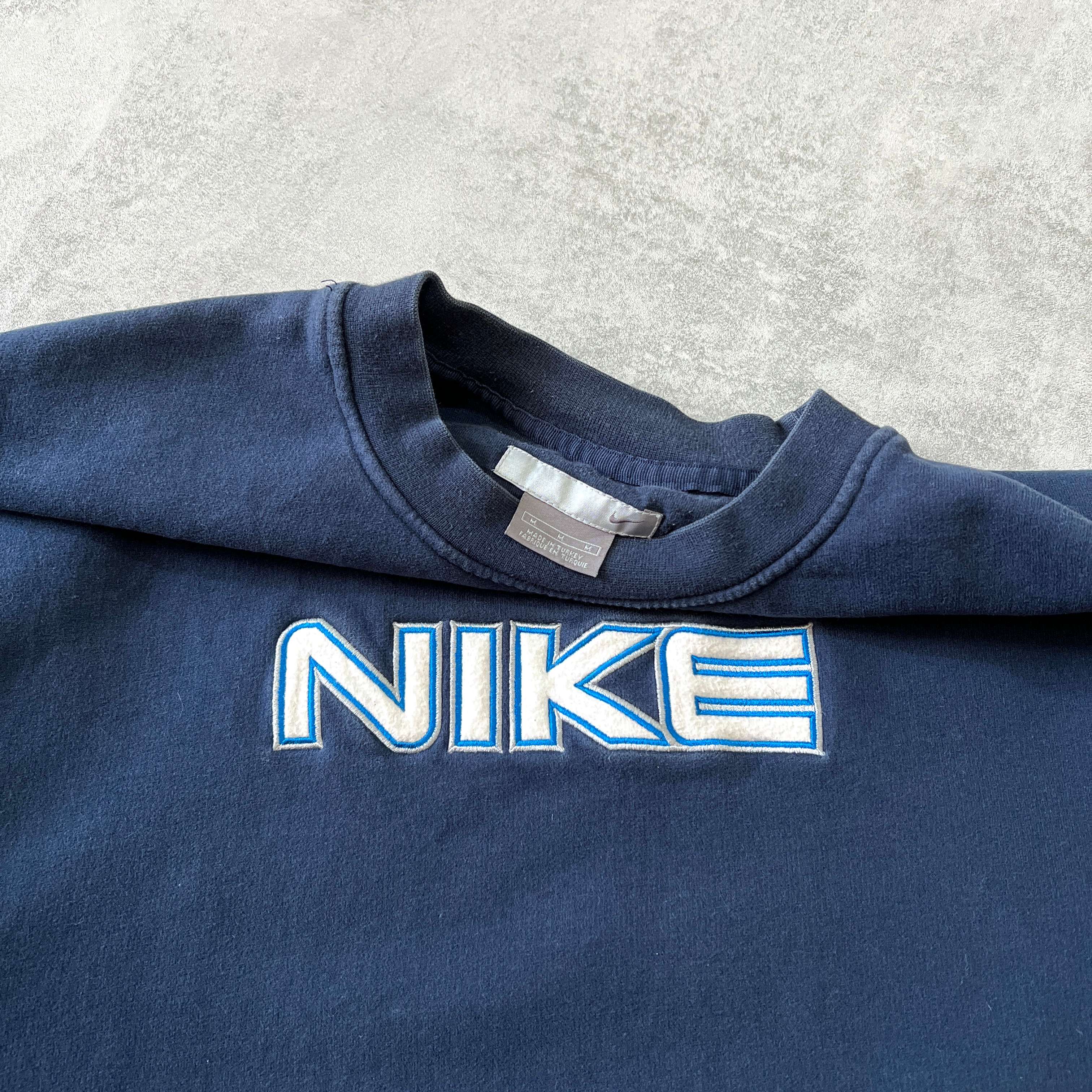 2000s heavyweight embroidered sweatshirt-OSI
