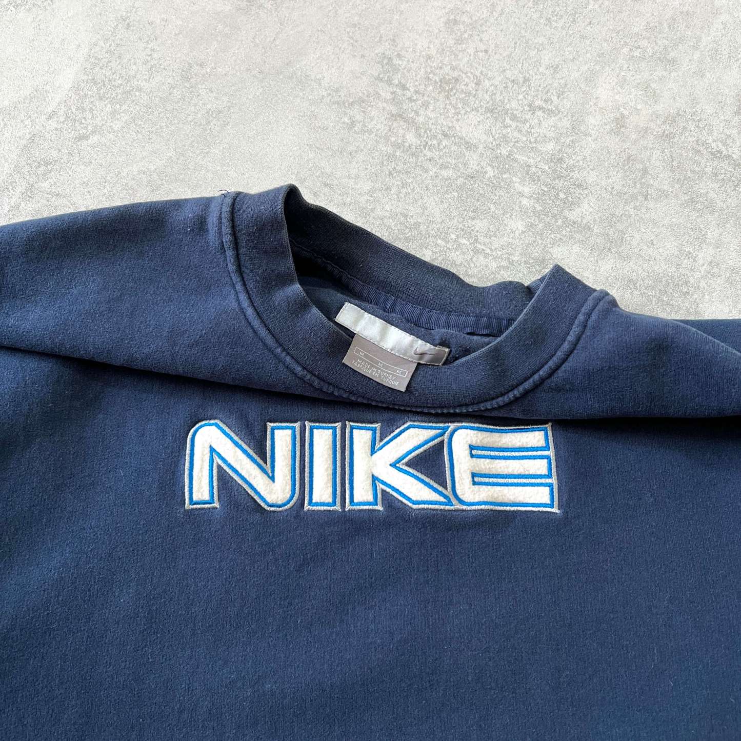 2000s heavyweight embroidered sweatshirt-OSI