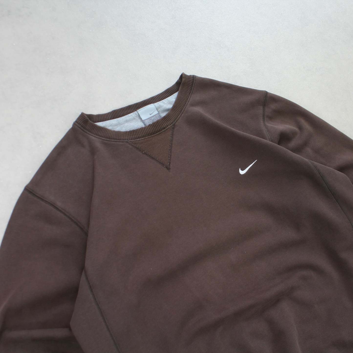 SUPER RARE 2000s  Sweatshirt Brown-OSI