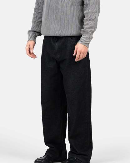 Baggy Denim Jeans Black-OSI