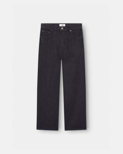 Baggy Denim Jeans Black-OSI