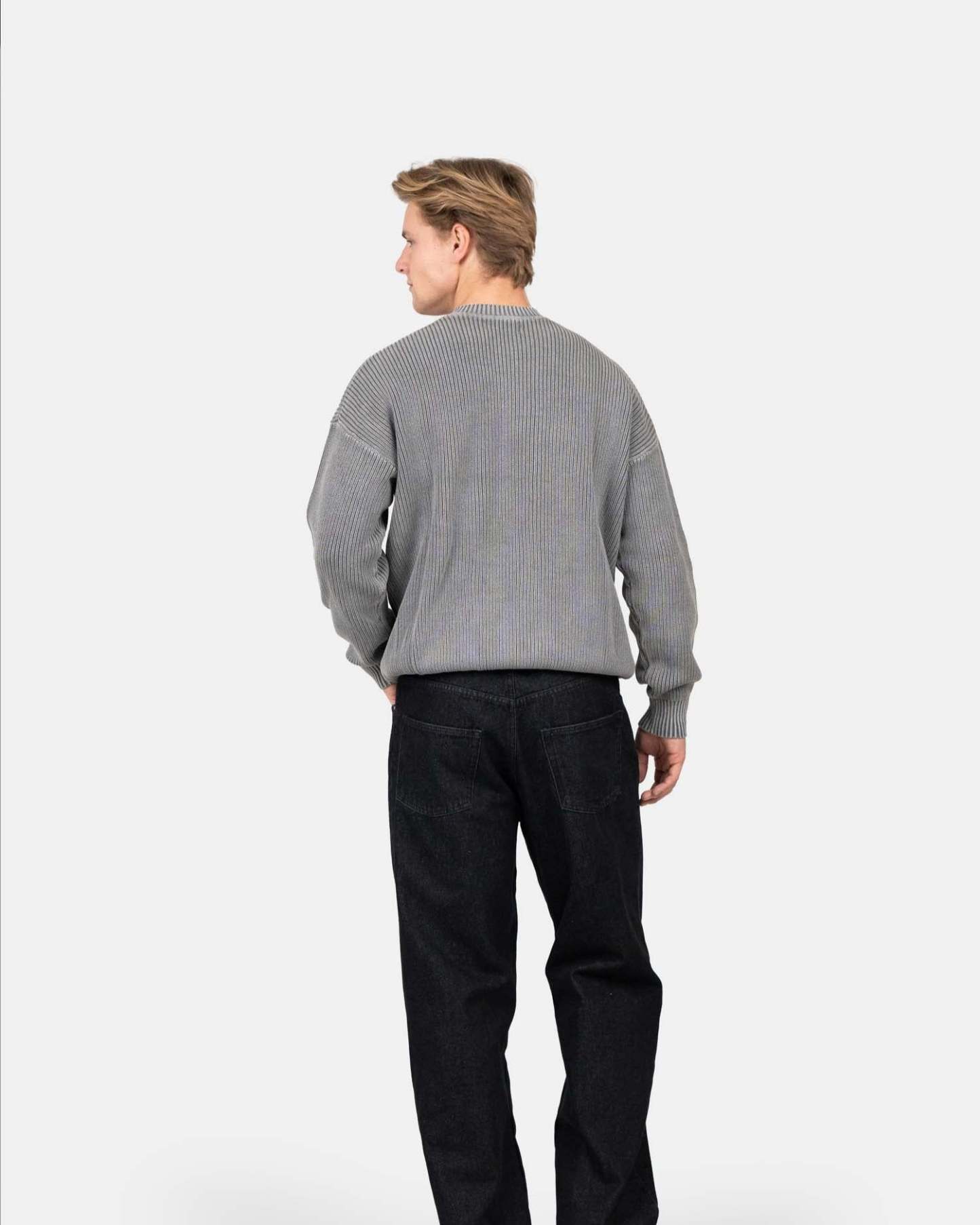 Baggy Denim Jeans Black-OSI