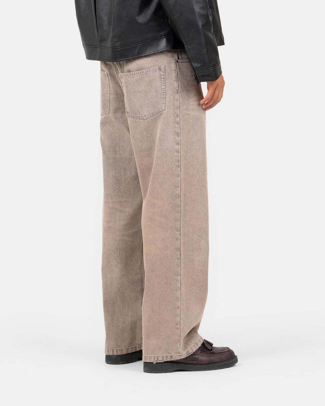 Baggy Denim Jeans Rose Vintage Wash-OSI