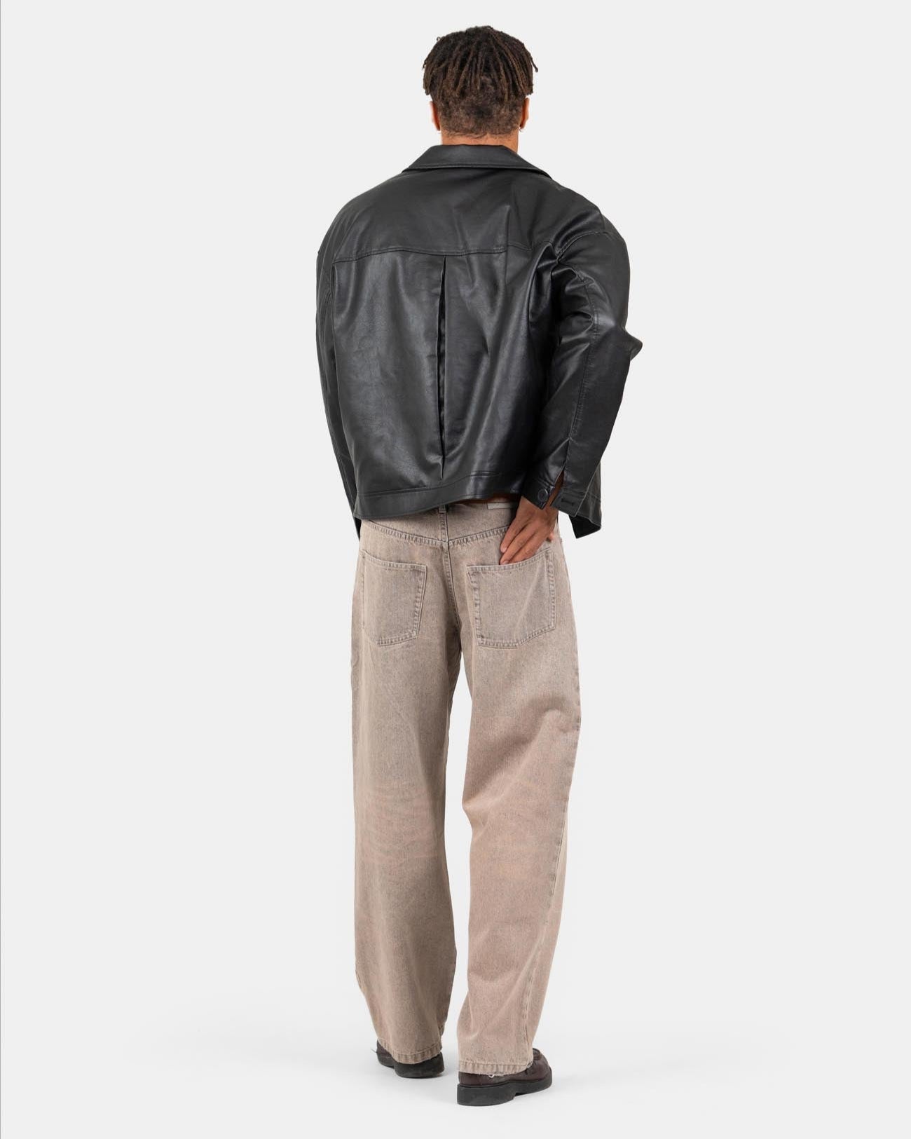 Baggy Denim Jeans Rose Vintage Wash-OSI