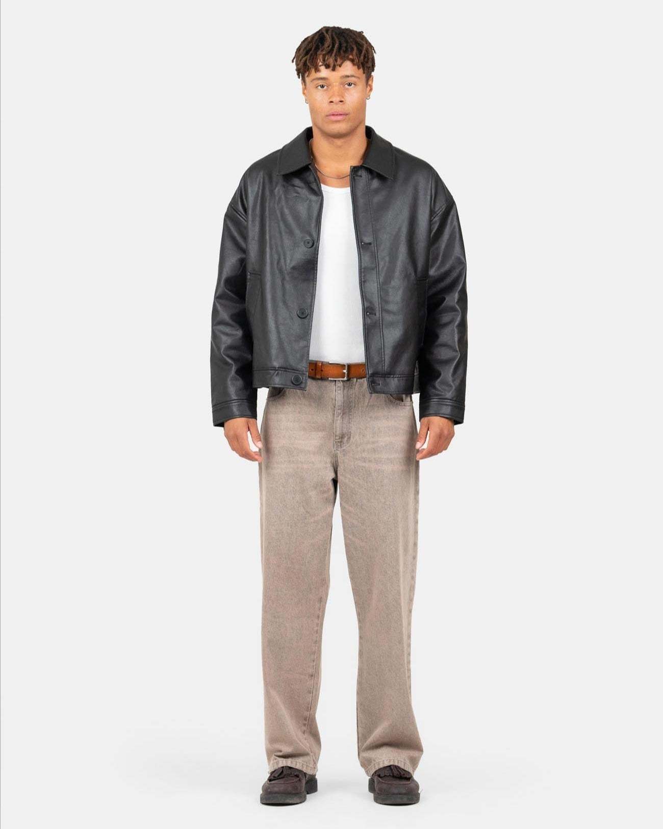 Baggy Denim Jeans Rose Vintage Wash-OSI