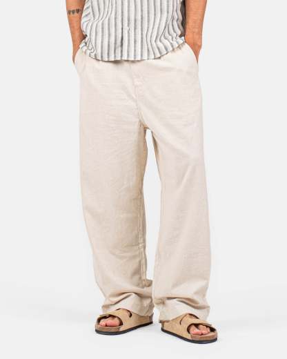 Baggy H?rbukser Beige-OSI