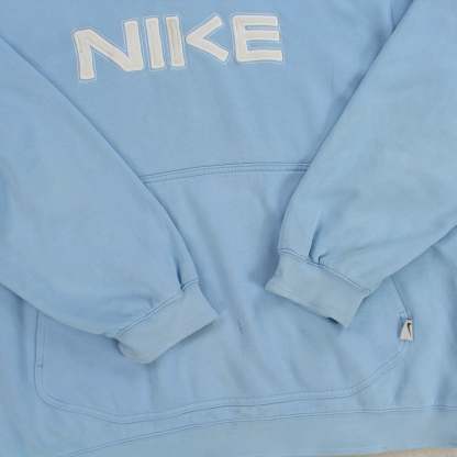 VERY RARE 2000s  Spell Out Hoodie Blue-OSI