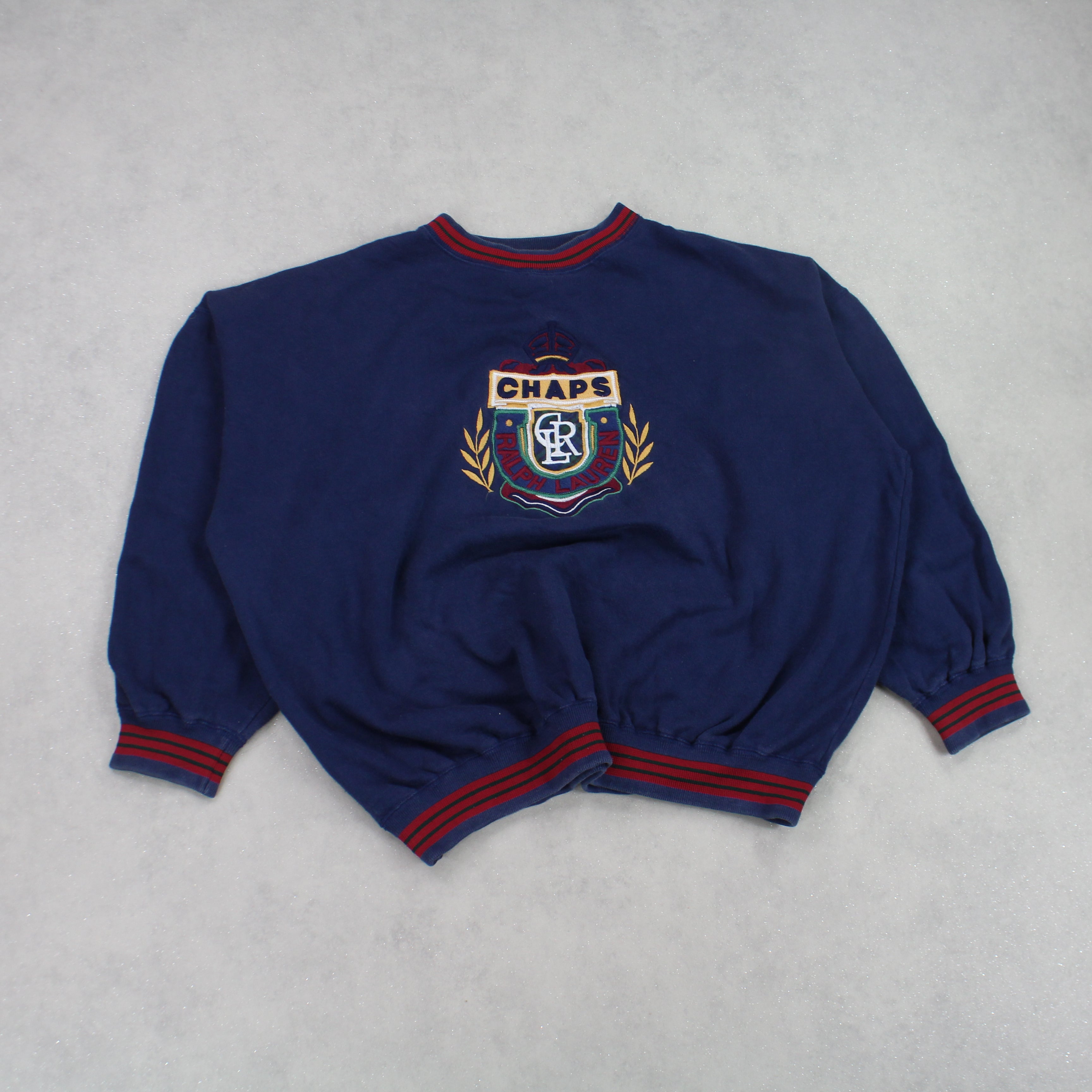 RARE 1990s   Sweatshirt Navy-OSI