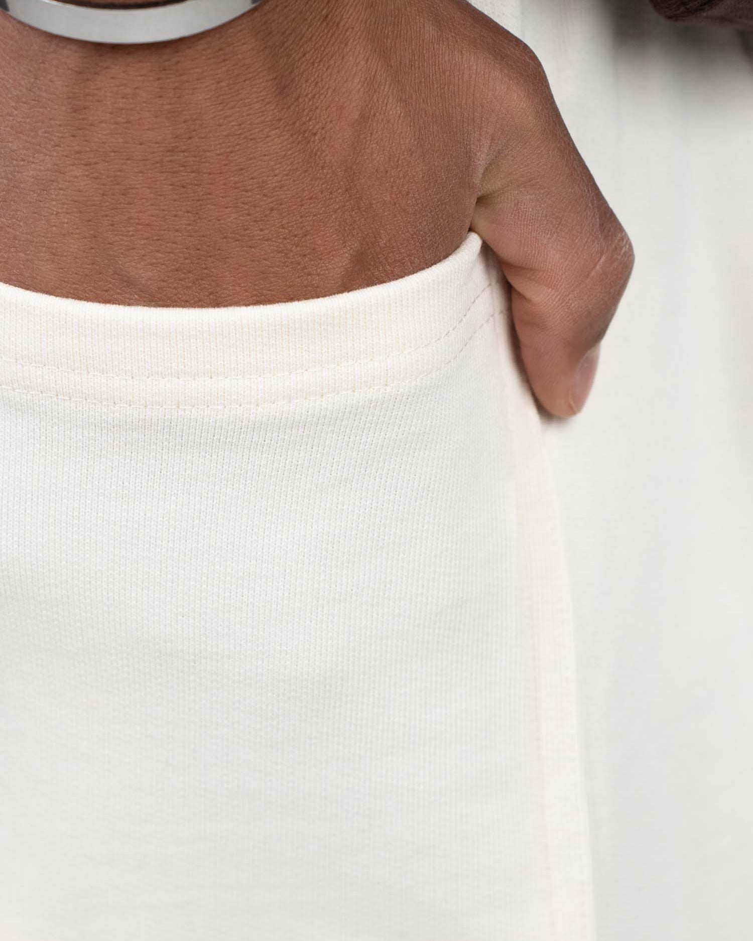 Blank Sweatpants White-OSI