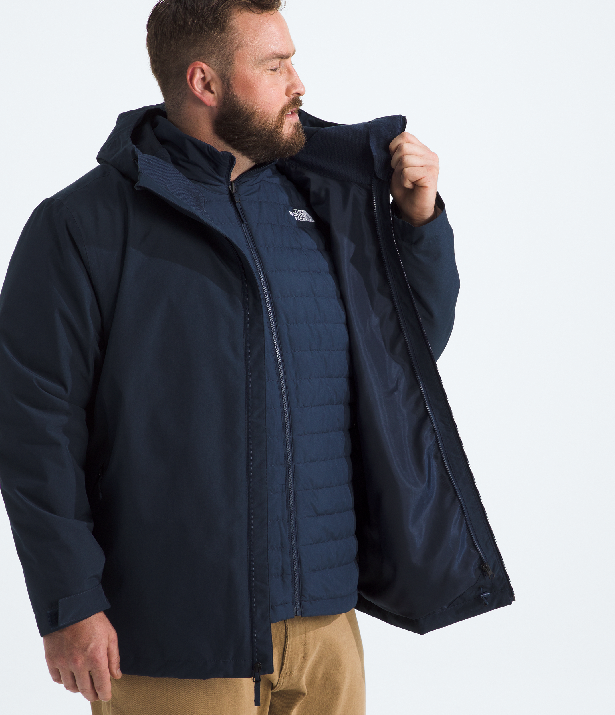 Men's Big Carto Mono TriclimateTM Hooded Jacket-OSI
