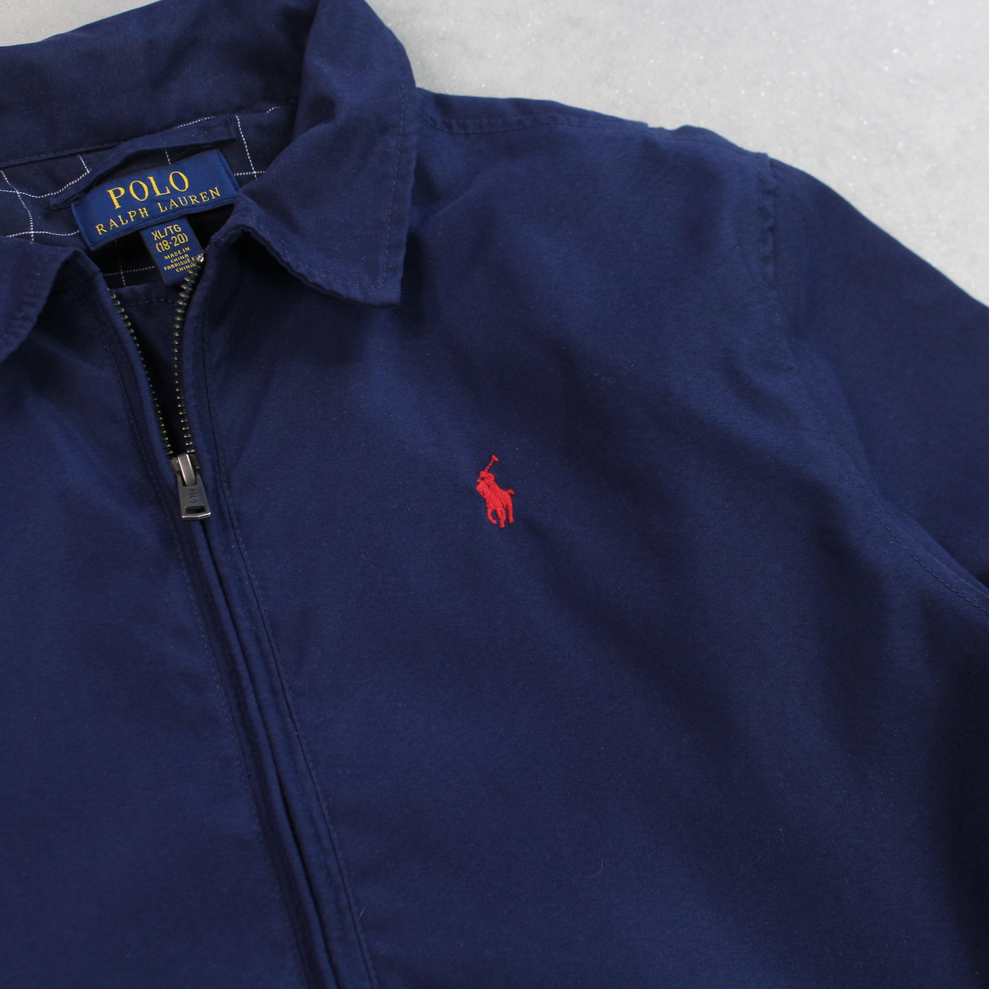 RARE 90s  Harrington Jacket Navy-OSI