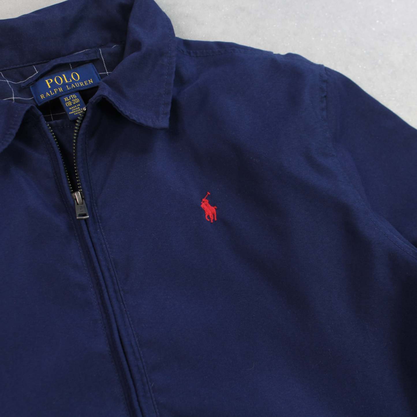 RARE 90s  Harrington Jacket Navy-OSI