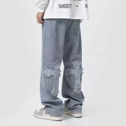 Cross Baggy Jeans-OSI