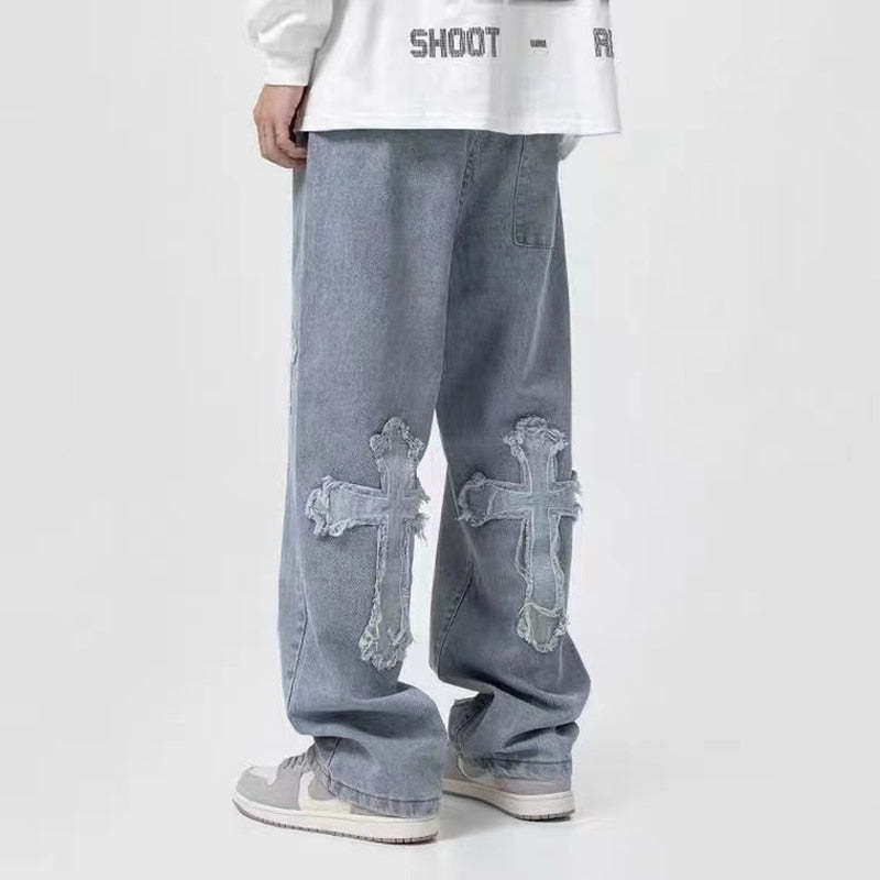 Cross Baggy Jeans-OSI