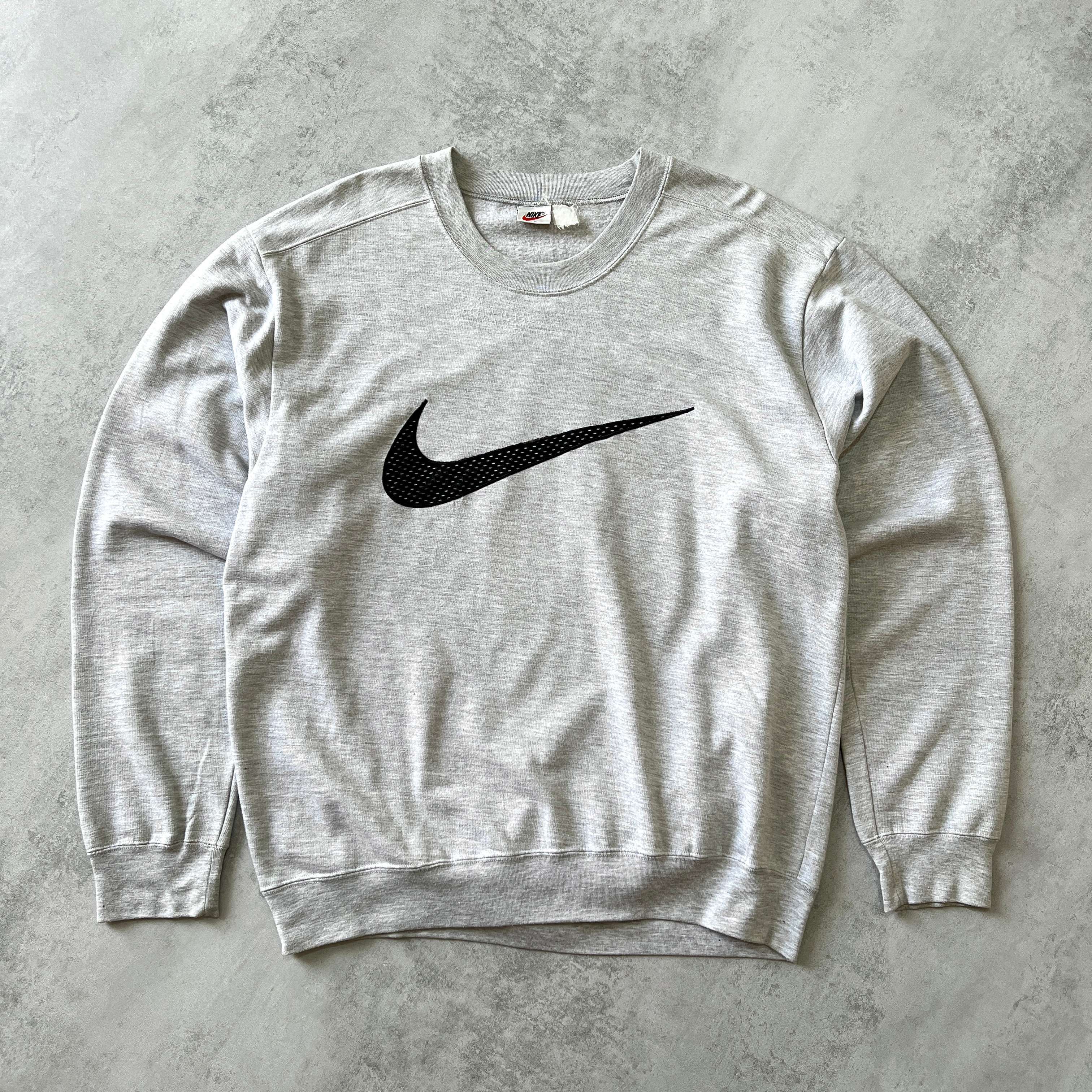1990s embroidered crewneck sweatshirt-OSI