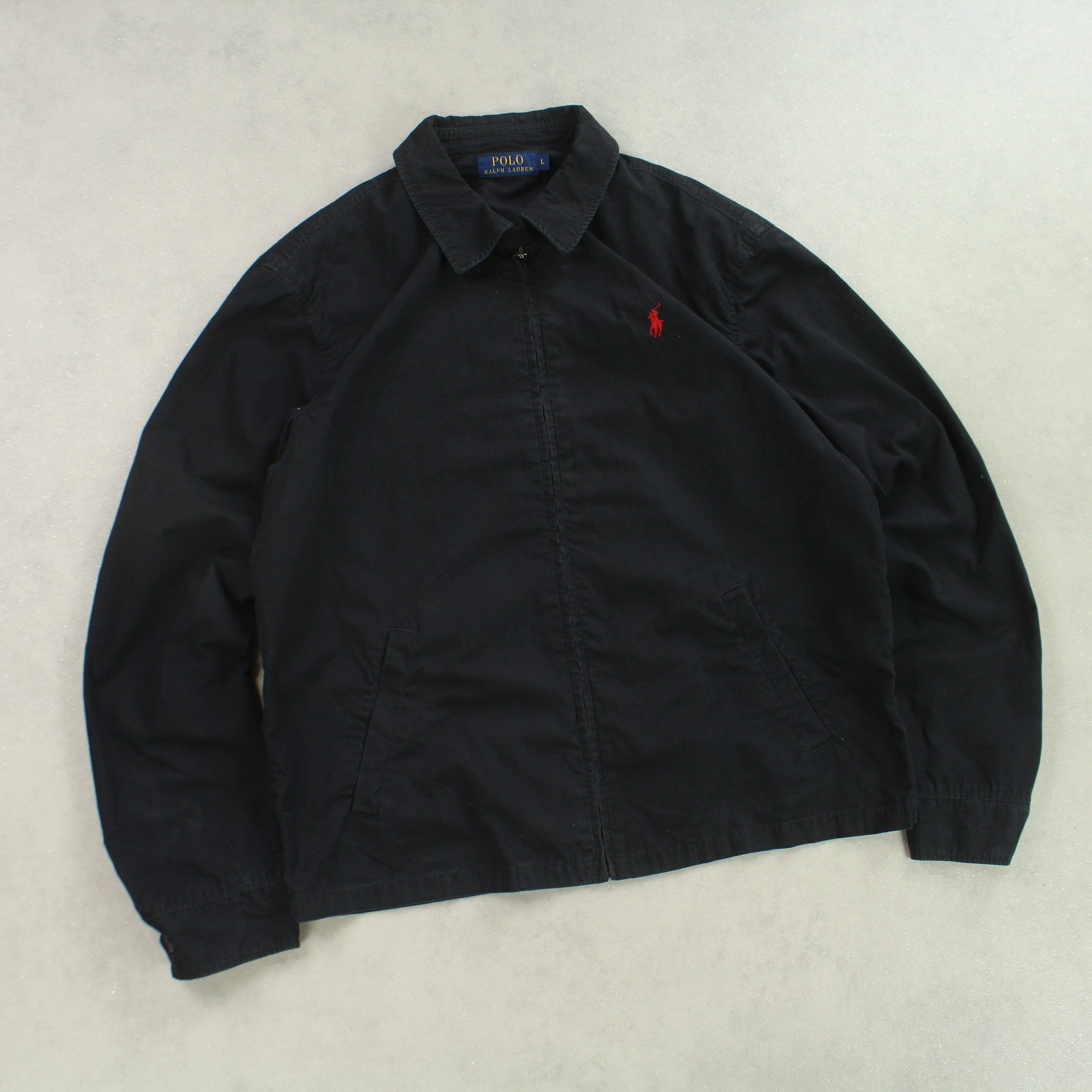 RARE 1990s  Harrington Jacket Black-OSI