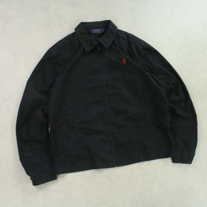 RARE 1990s  Harrington Jacket Black-OSI