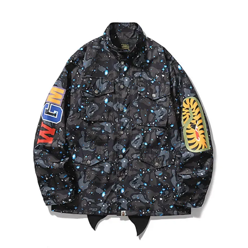  Camo Shark Star M-65 Jacket-OSI