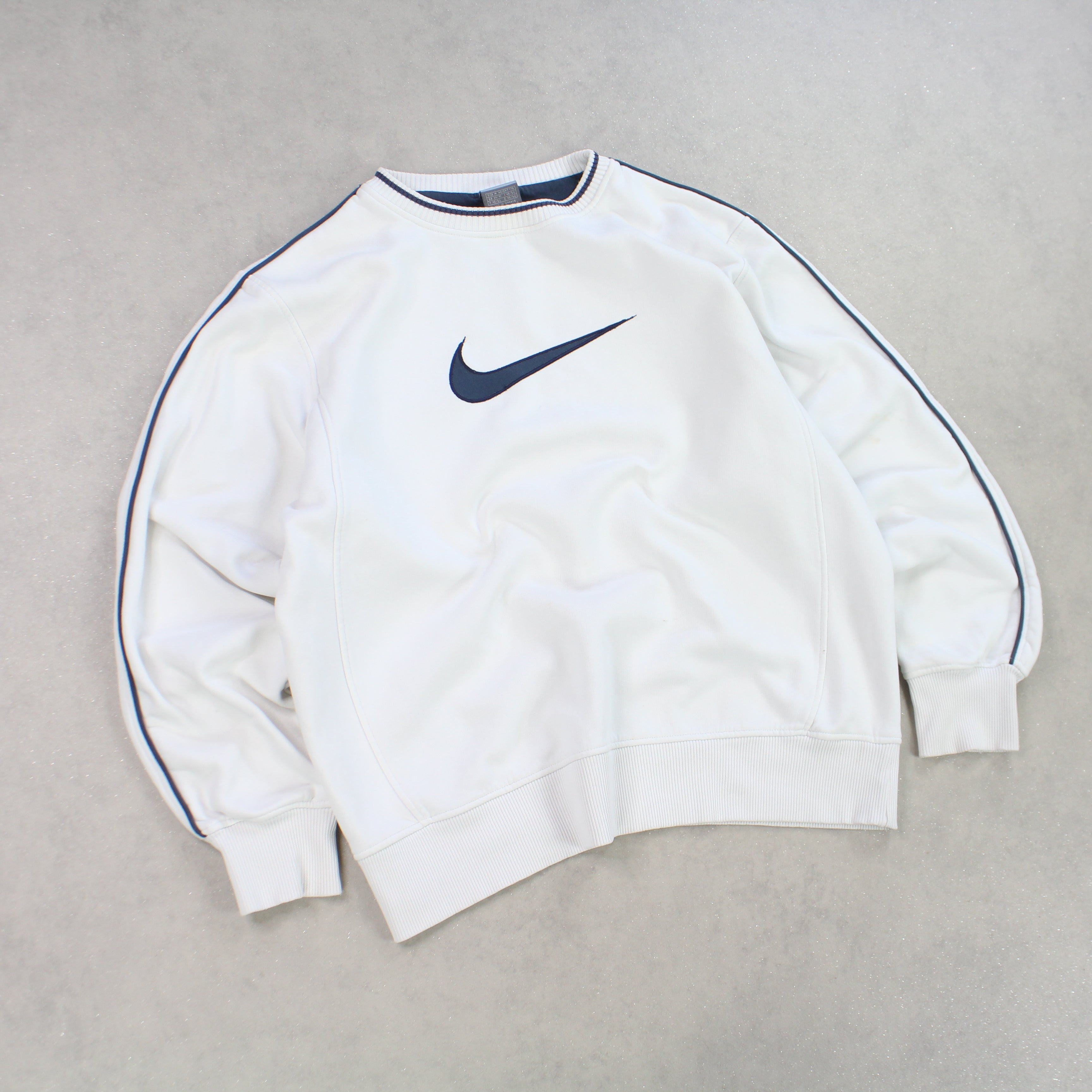 RARE 2000s  Heavyweight Sweatshirt White-OSI